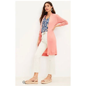 LOFT CORAL ISLANDS CARDIGAN SZ S